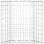 Voir la diapositive 3 : VIDAXL Lit sureleve a gabion en trapeze Acier galvanise 100x20x100 cm