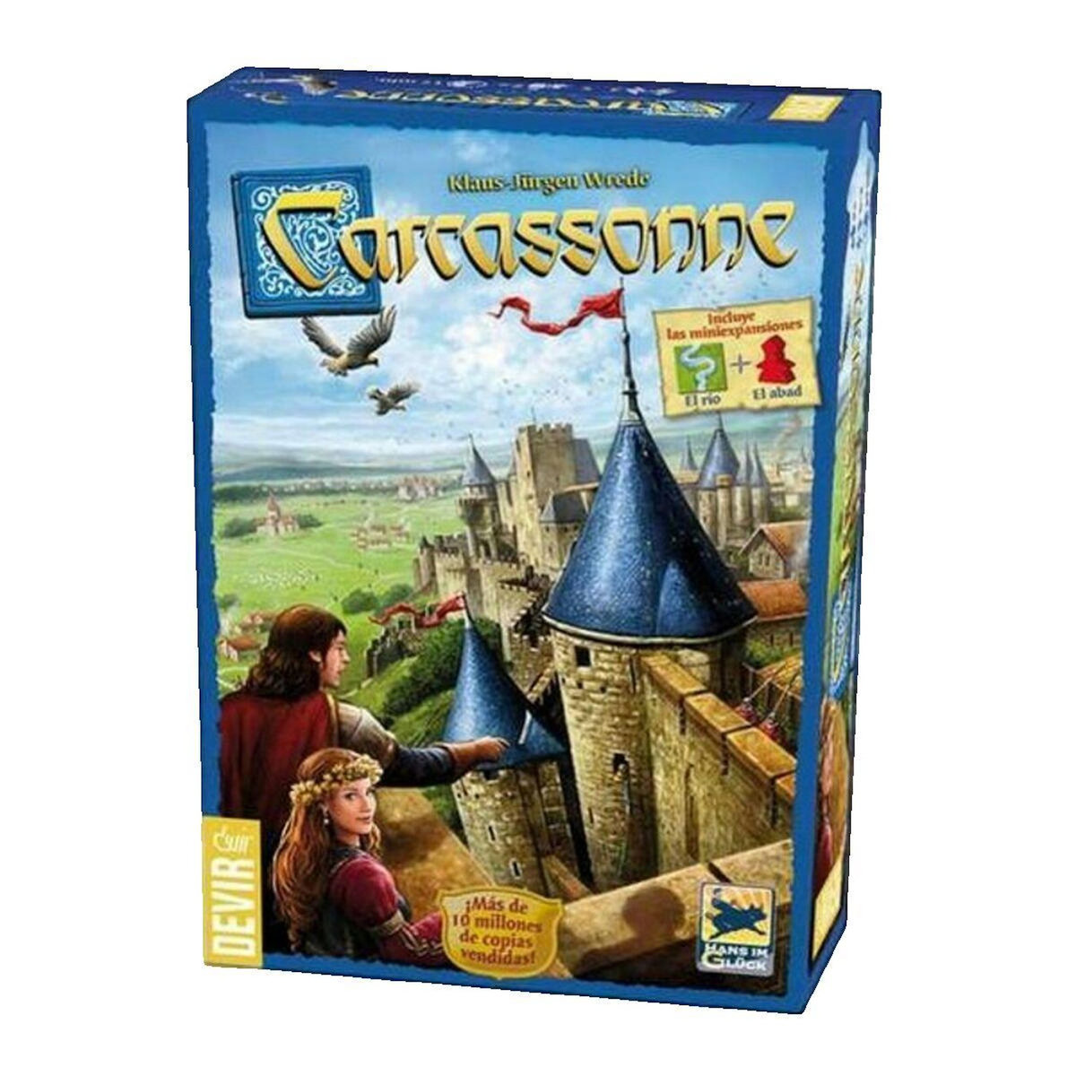 Figuine Jeu de société Figuine Carcassonne multicolore