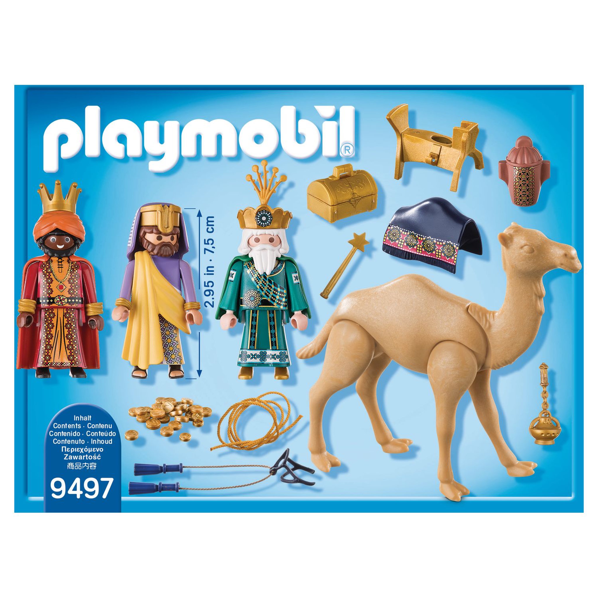 Voir la diapositive 2 : PLAYMOBIL 9497 - Christmas - Rois mages