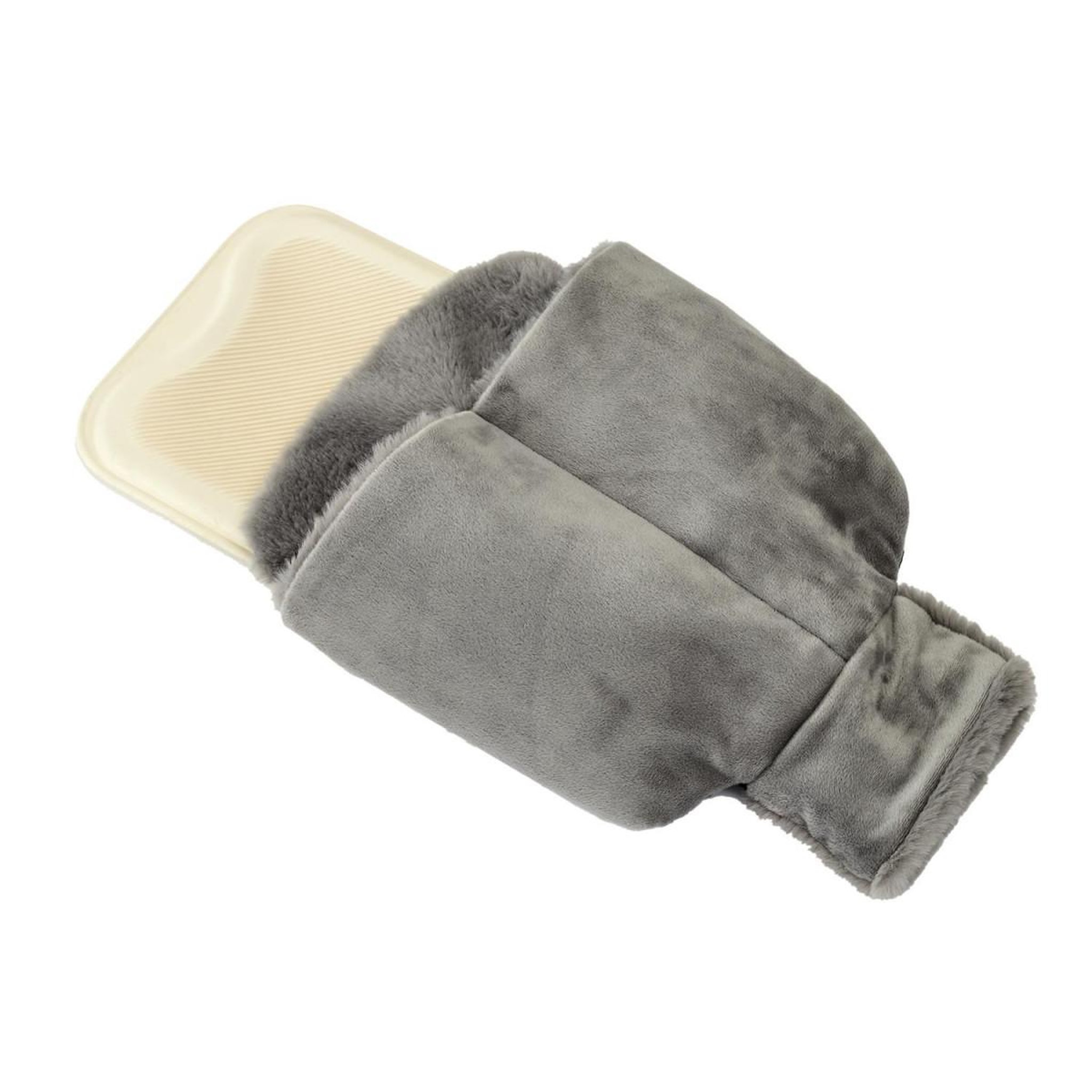 Voir la diapositive 3 : SENSLY Bouillotte pour chaussons  cocooning  2l gris