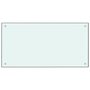 Voir la diapositive 2 : VIDAXL Dosseret de cuisine Blanc 80x40 cm Verre trempé
