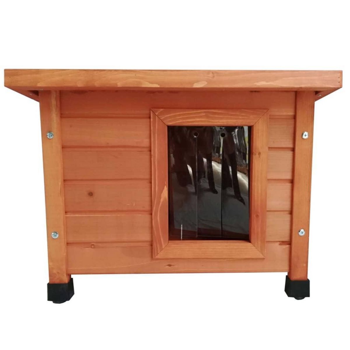 @Pet @Pet Maison d'exterieur pour chats 57x45x43 cm Bois Marron