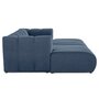 Voir la diapositive 5 : LISA DESIGN Debbie - canapé modulable droit 3 places avec double méridienne - assise profonde - en tissu texturé