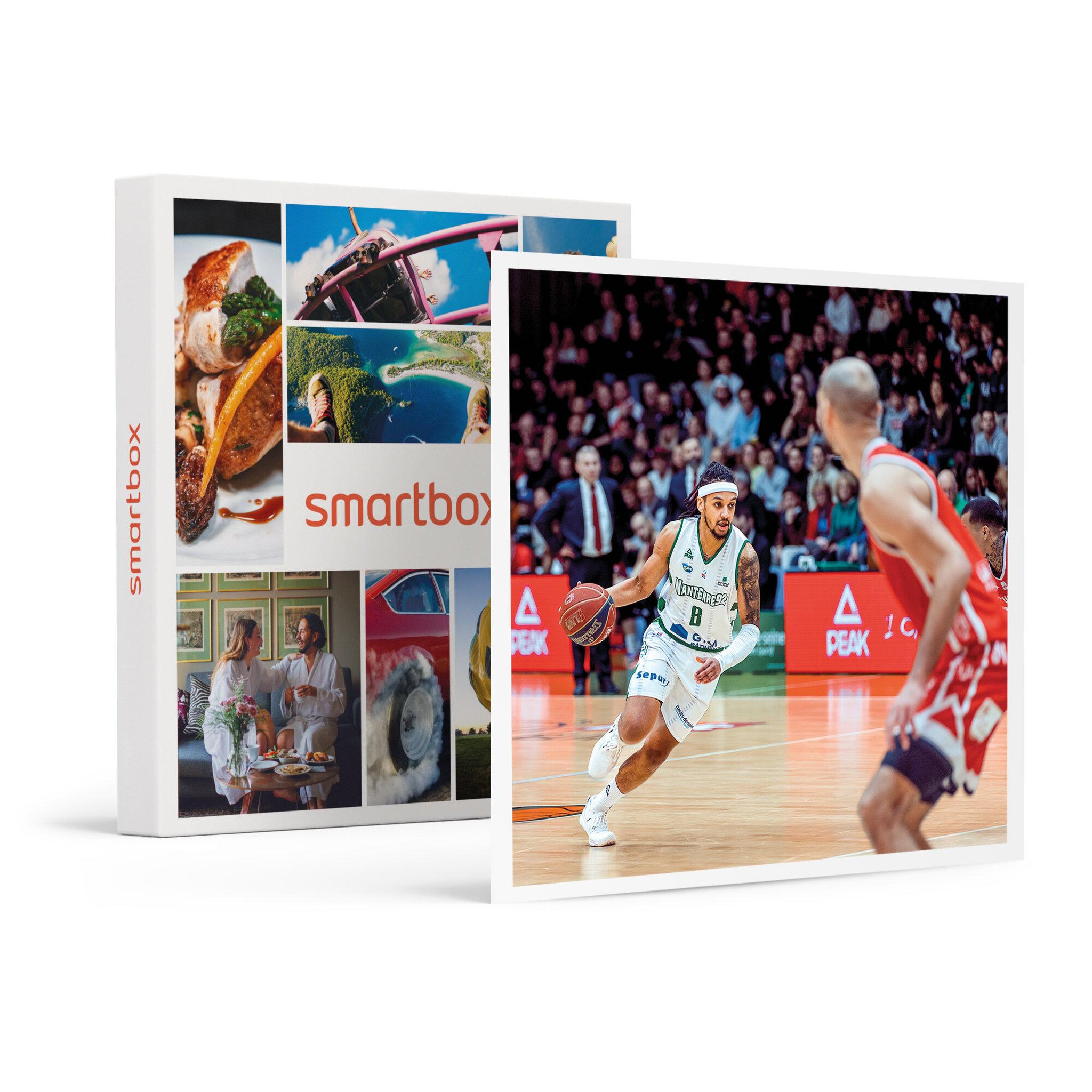 Voir la diapositive 1 : Smartbox Accès VIP pour 2 à un match de basketball du Nanterre 92 avec cocktail dînatoire et goodies - Coffret Cadeau Sport & Aventure