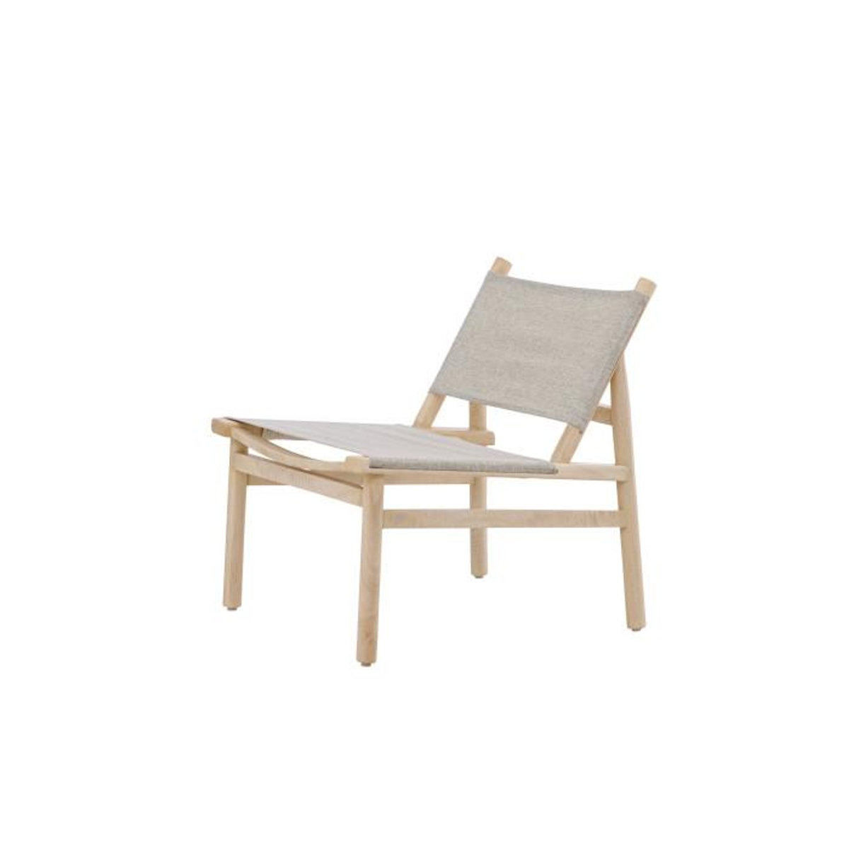 Paris Prix Fauteuil Bas en Bois  Millo  70cm Naturel