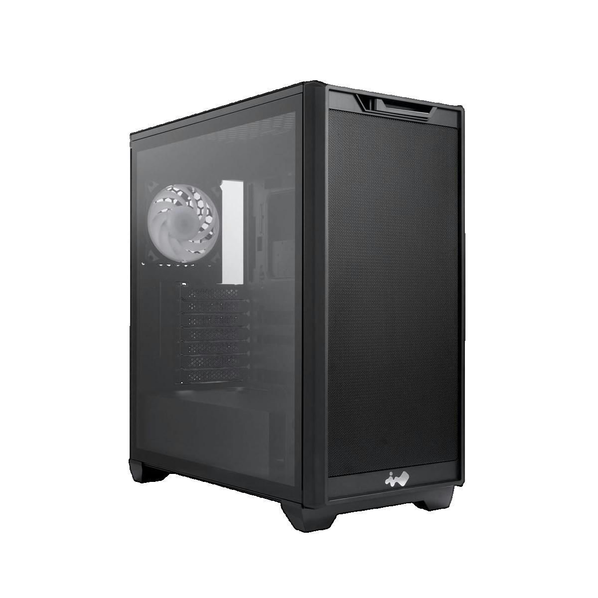 IN WIN Boîtier PC In-Win D5 Noir avec panneau latéral en verre trempé