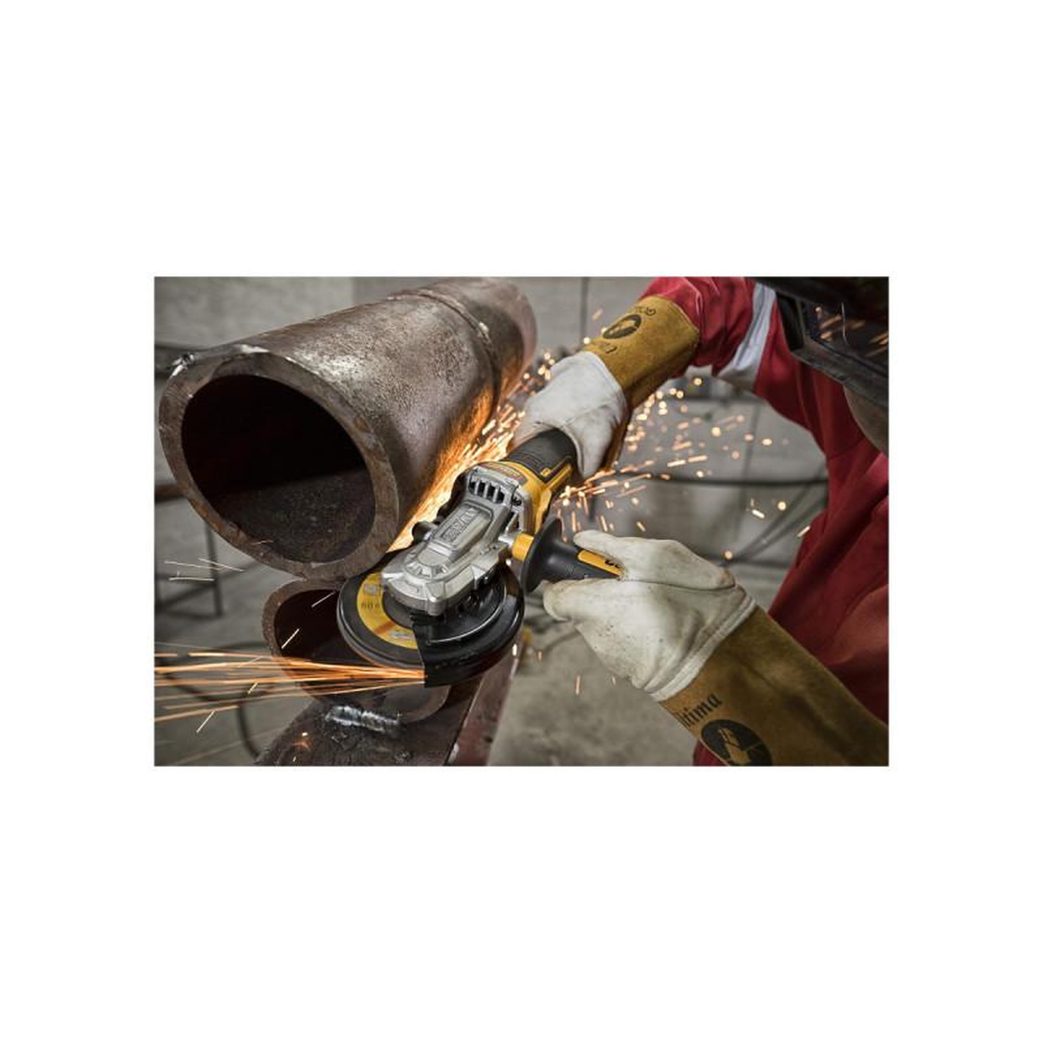 Voir la diapositive 4 : Dewalt Meuleuse Brushless XR 18V DEWALT - 125 mm - Sans batterie ni chargeur - DCG405NT-XJ