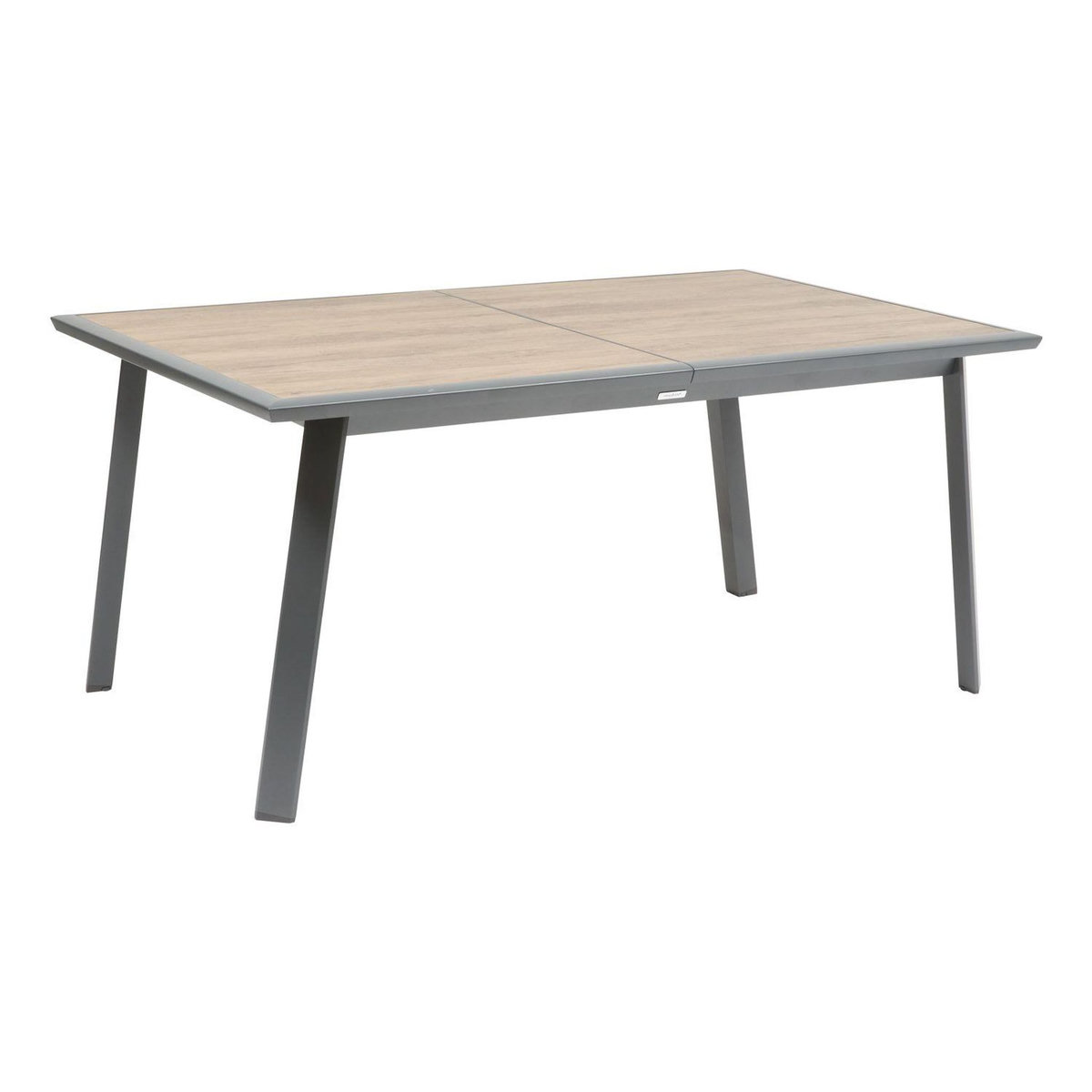 HESPERIDE Table de jardin extensible en aluminium effet bois 10 places PAVANE