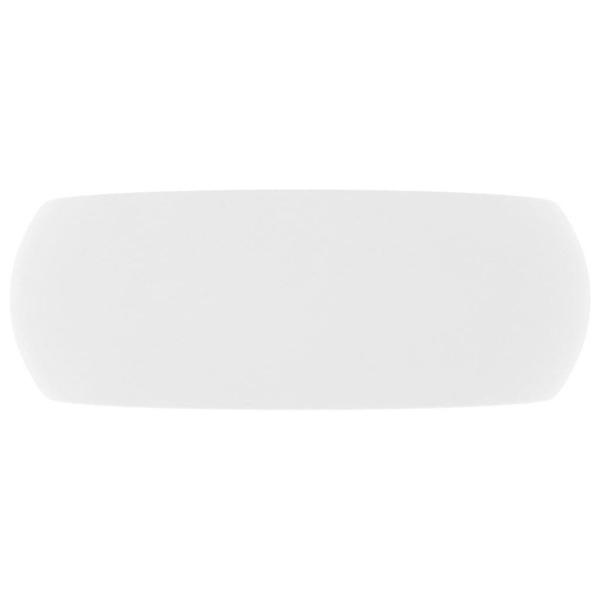 VIDAXL Lavabo rond de luxe Blanc mat 40x15 cm Ceramique