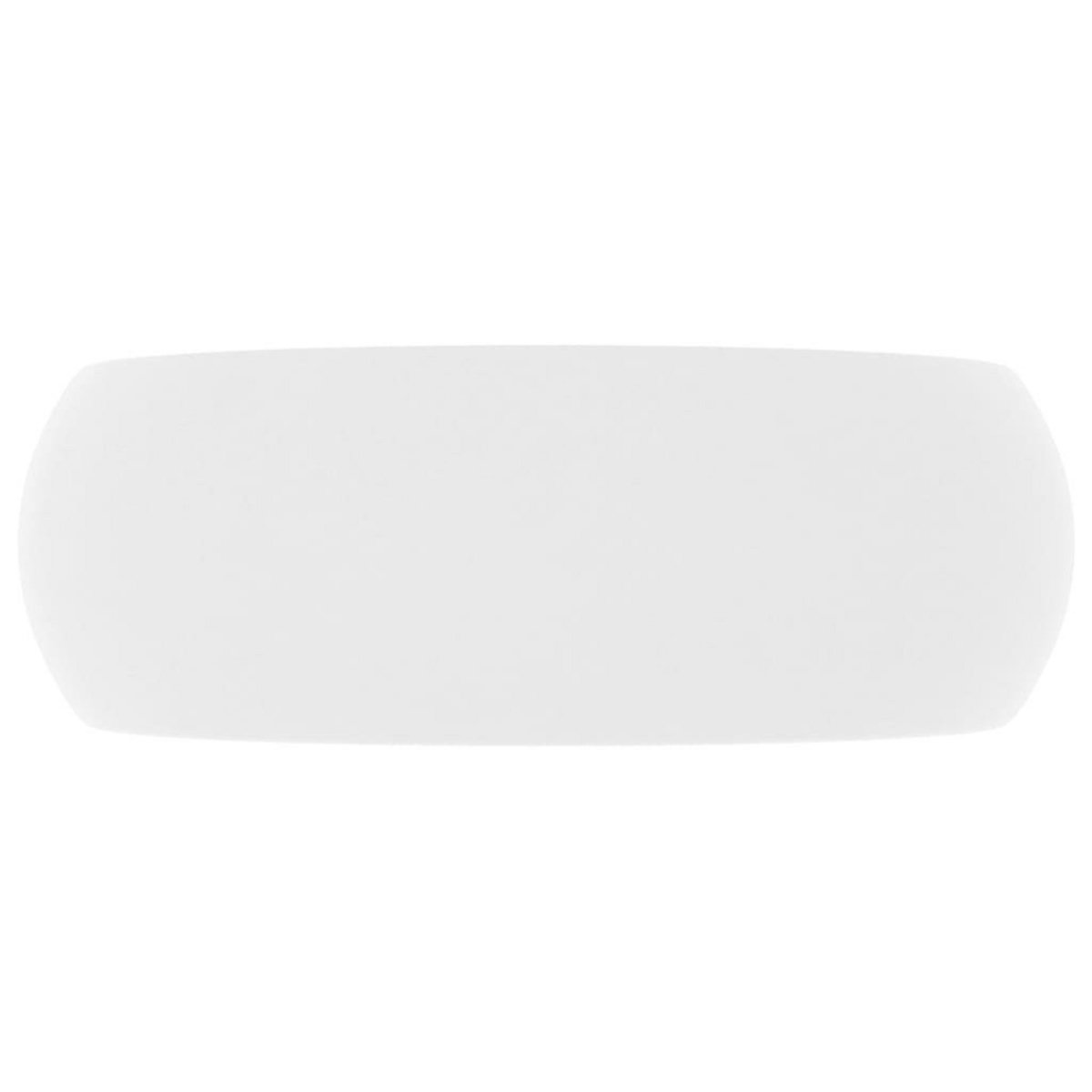 VIDAXL Lavabo rond de luxe Blanc mat 40x15 cm Ceramique