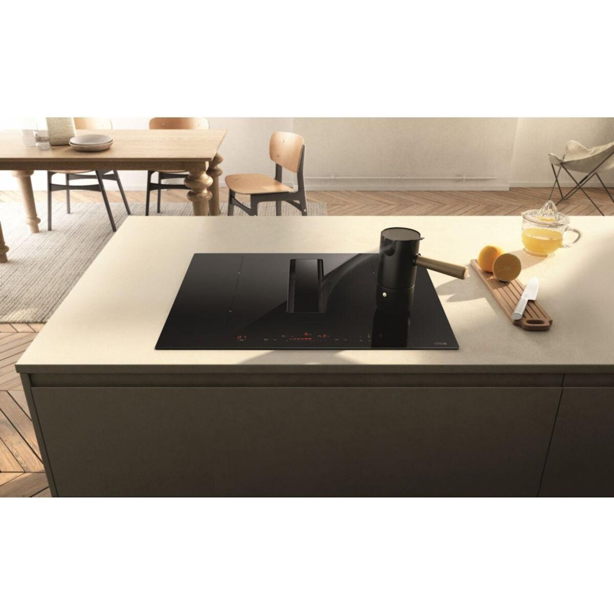 ELICA Plaque induction aspirante ALPHA B BL/F BO/60