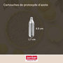 Voir la diapositive 4 : ZENKER Lot de 18 cartouches de protoxyde d'azote pour siphon à Chantilly Zenker Smart Pastry