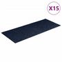 Voir la diapositive 2 : VIDAXL Tapis d'escalier autocollants Rectangulaire 15 pcs 60x25cm Bleu