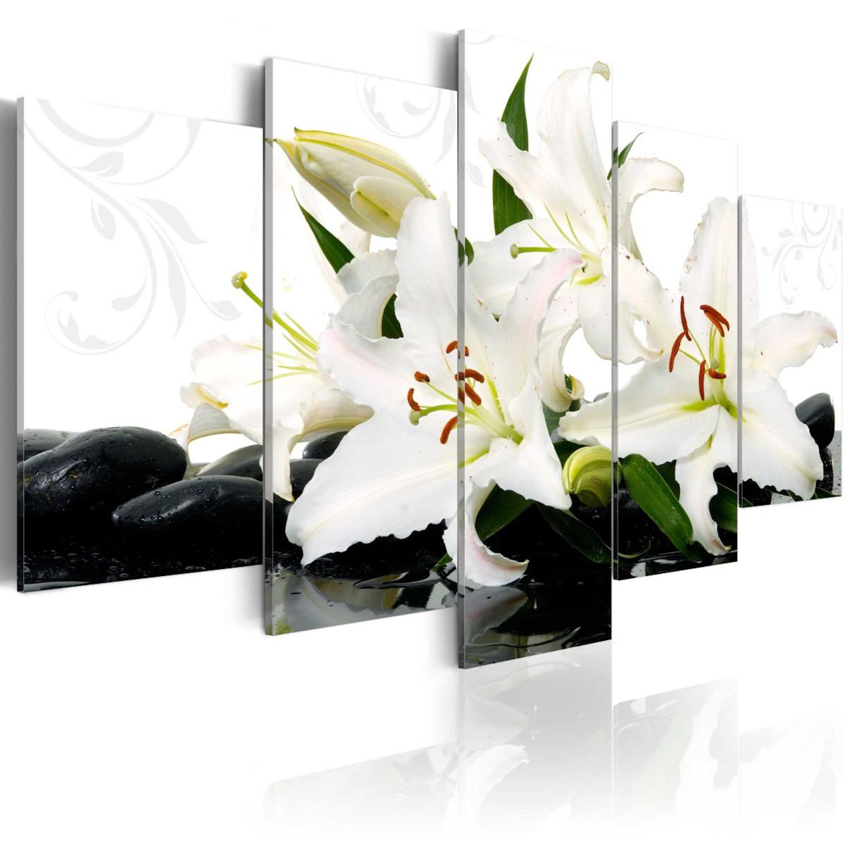 Paris Prix Tableau Imprimé  Lilies & Zen Stones