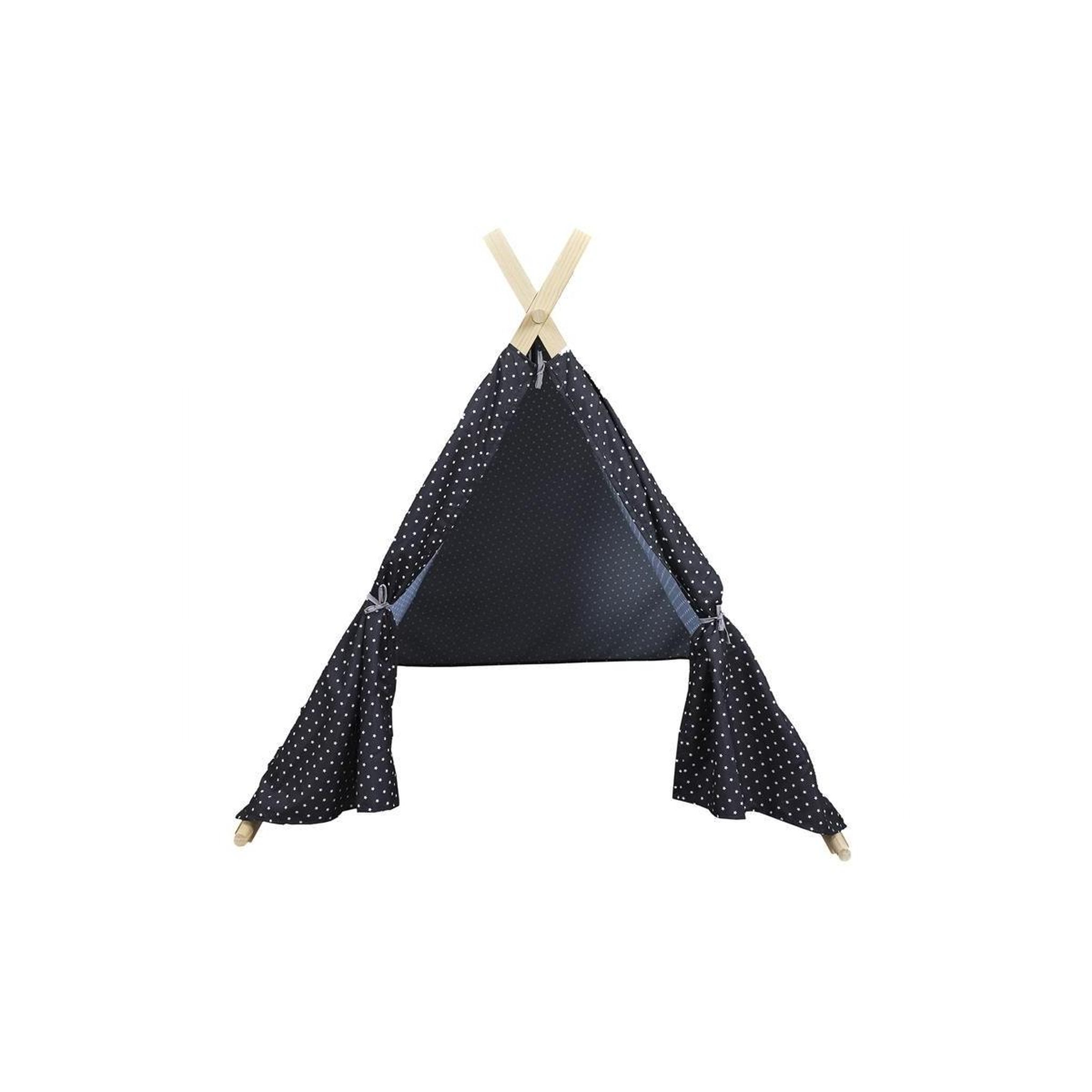 Voir la diapositive 1 : HOME DECO KIDS Tente pour enfant  havre de paix  116cm bleu foncé