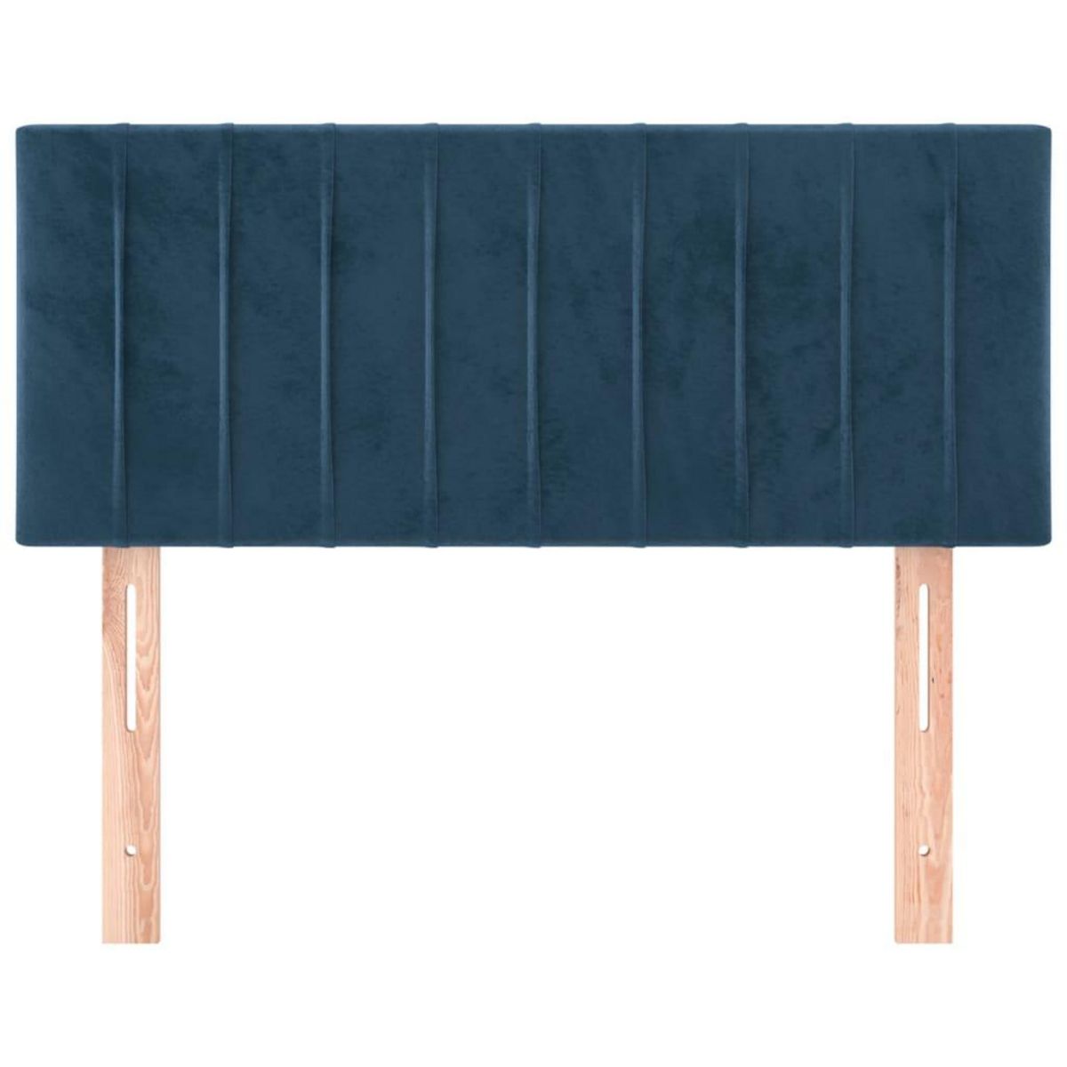VIDAXL Tete de lit Bleu fonce 90x5x78/88 cm Velours