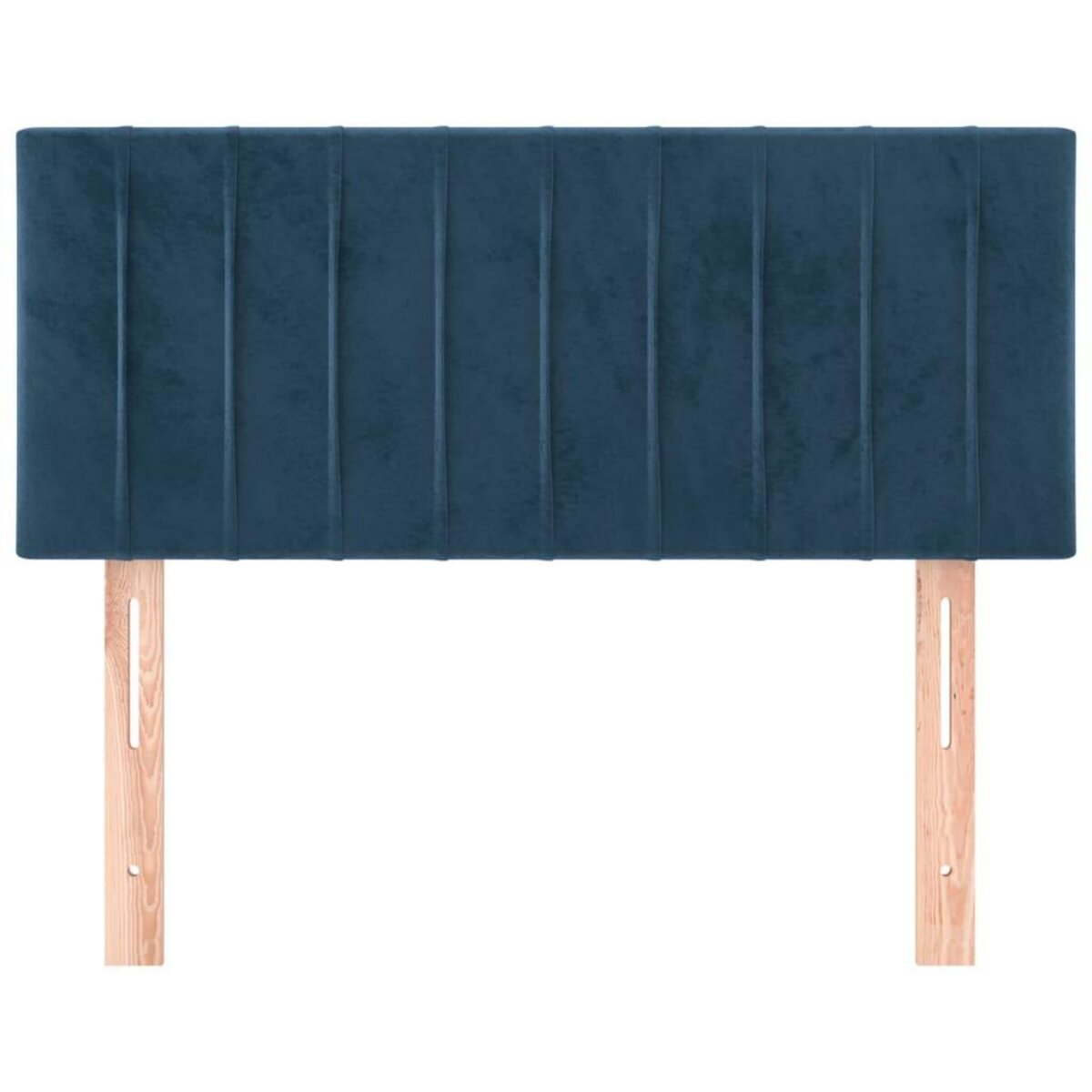VIDAXL Tete de lit Bleu fonce 90x5x78/88 cm Velours