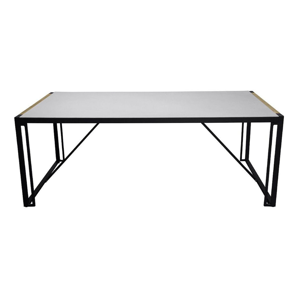 Paris Prix Table de Jardin en Verre  Texas  200cm Gris