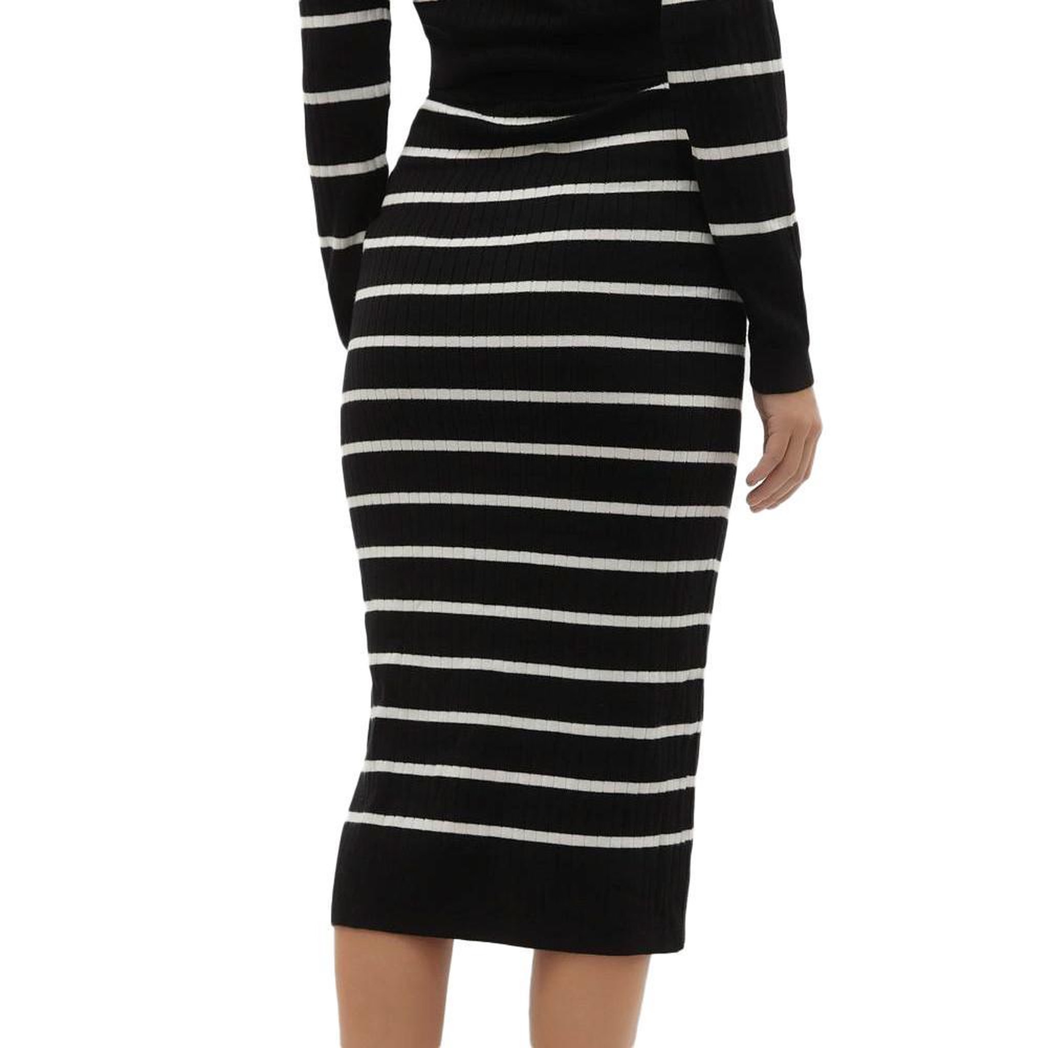 Voir la diapositive 2 : MAMALICIOUS Jupe noir/blanc femme mamalicious newsiv