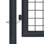 Voir la diapositive 3 : VIDAXL Portail en maille de jardin Acier galvanise 100 x 250 cm Gris