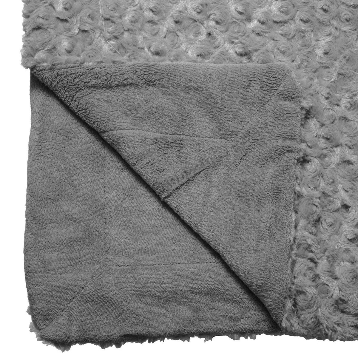 ATMOSPHERA Plaid en imitiation fourrure à boucles en polyester