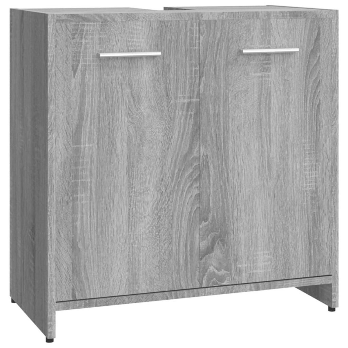 VIDAXL Armoire de bain Sonoma gris 60x33x60 cm Bois d'ingenierie