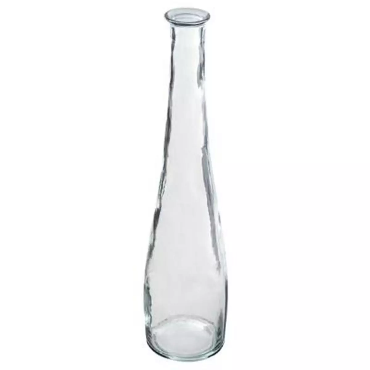  Vase en Verre Recyclé  Long  80cm Transparent