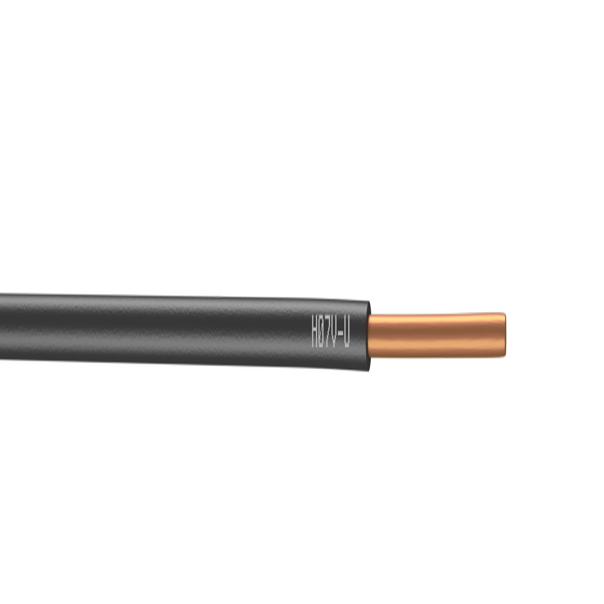 CENTRALE BRICO Fil électrique 1.5 mm² h07vu, en couronne de 25M noir