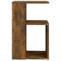 Voir la diapositive 3 : VIDAXL Table d'appoint Chene fume 36x30x56 cm Bois d'ingenierie