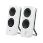 Voir la diapositive 2 : Logitech Enceinte portable Bluetooth Logitech Z207 Blanc
