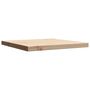 Voir la diapositive 4 : VIDAXL Dessus de table 40x40x2,5 cm carre bois de pin massif