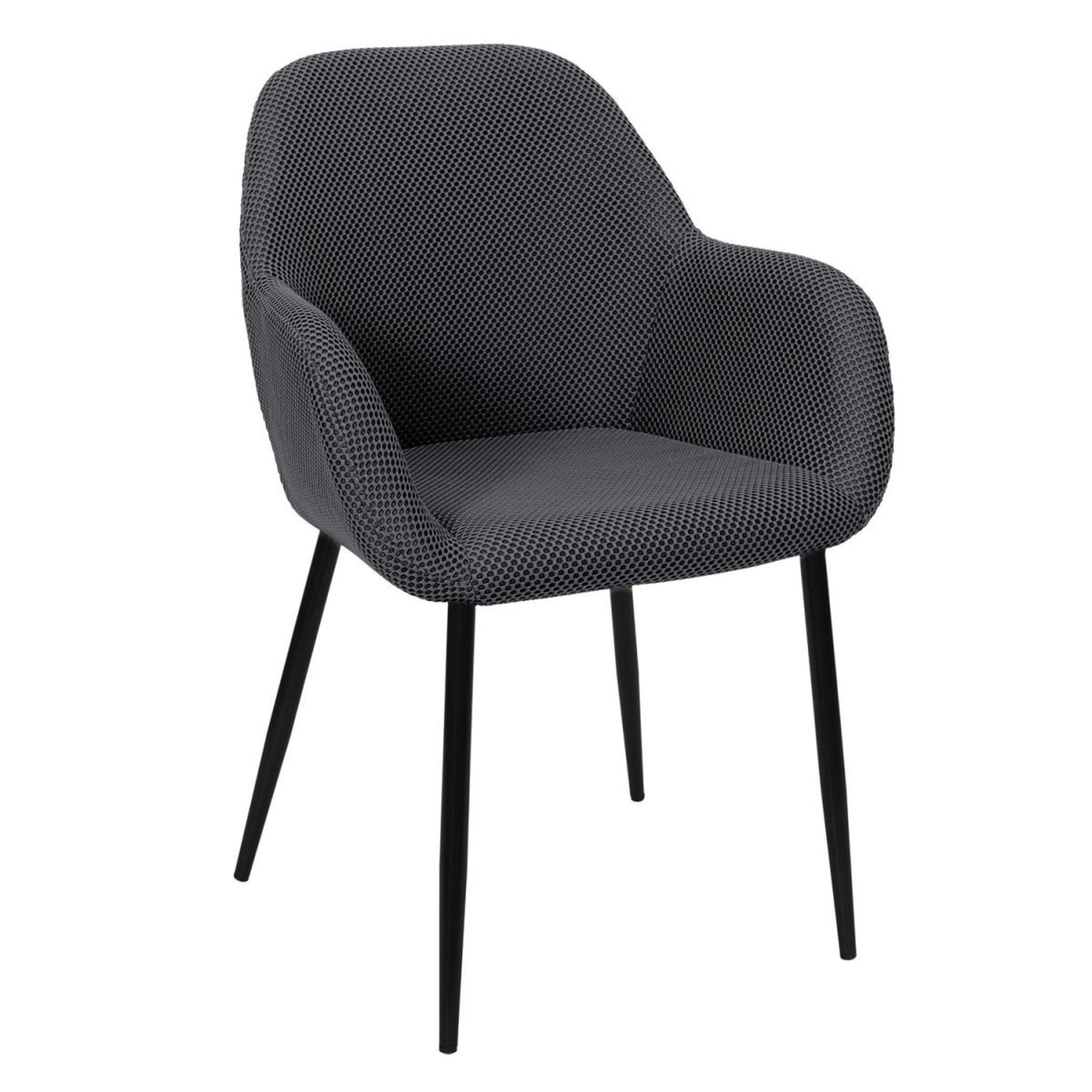 Voir la diapositive 2 : The Home Deco Factory Lot de 2 chaises fauteuil  atome  85cm gris