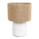 OSTARIA Lampe bicolore métal Abisko blanche