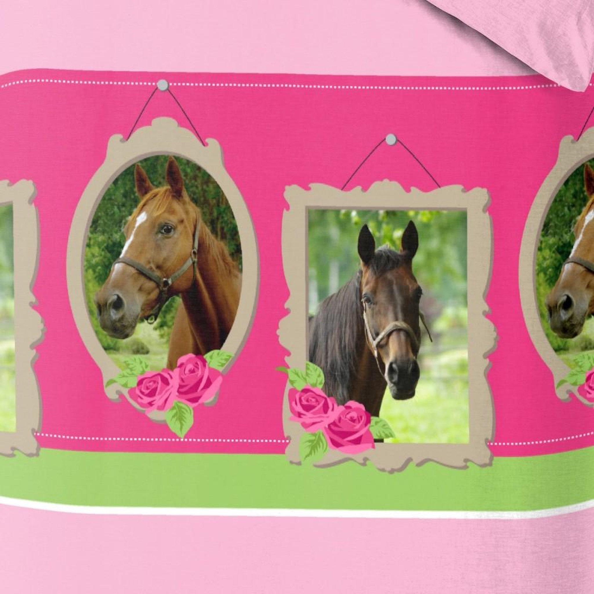 Voir la diapositive 3 : Dourev Housse de couette 140x200 HORSE BEAUTY + 1 taie