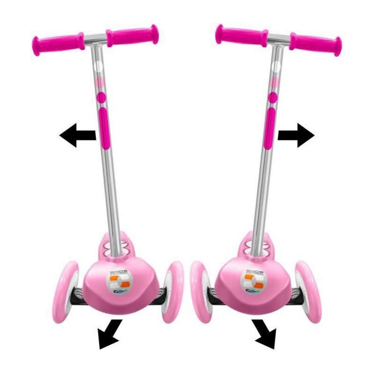 STAMP Trottinette Steering 3 roues - STAMP - SKIDS CONTROL - Rose