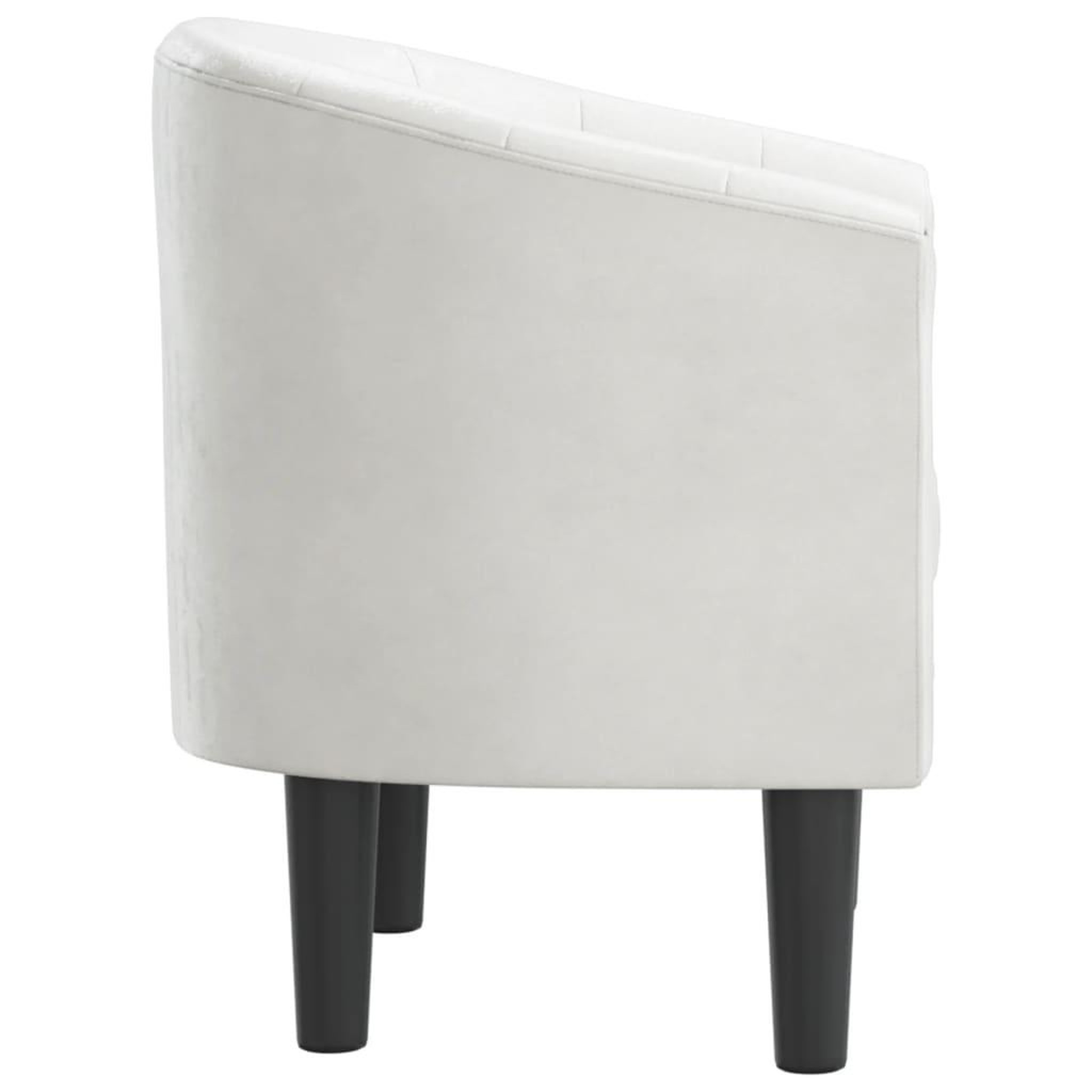 Voir la diapositive 4 : VIDAXL Chaise cabriolet blanc similicuir