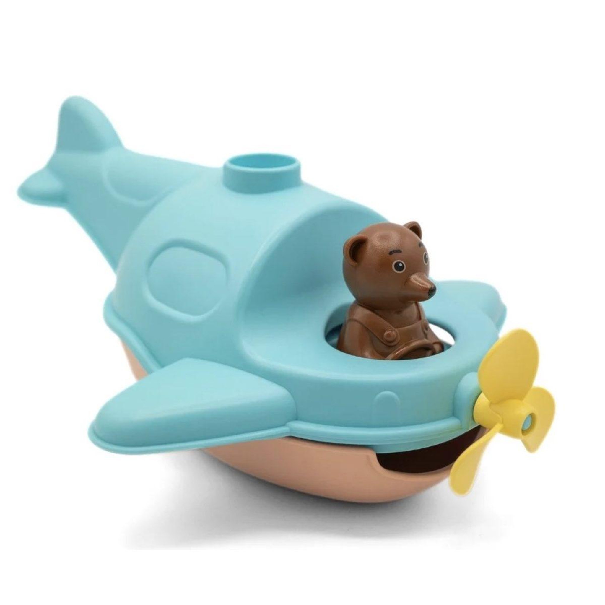 LE JOUET SIMPLE Hydravion 2 en 1 - Petit ours brun - Menthe