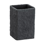Wenko Gobelet de salle de bain design pierre Villata. Coloris disponibles : Gris, Blanc