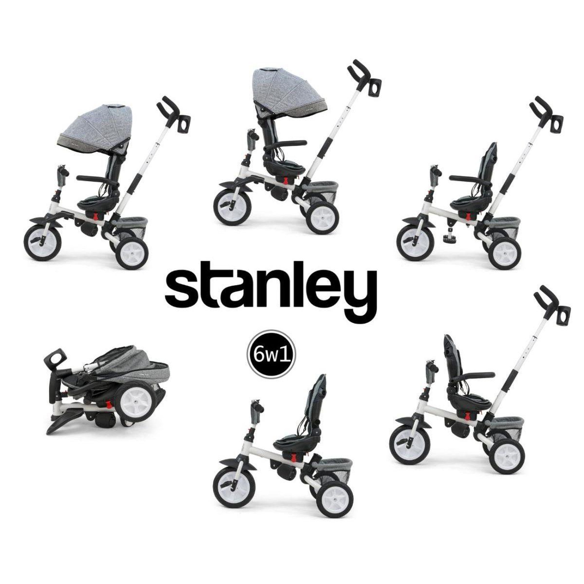 Voir la diapositive 2 : MILLY MALLY Tricycle  stanley gris