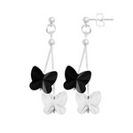 SC CRYSTAL Boucles d'oreilles papillons par SC Crystal®