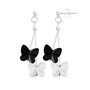 Voir la diapositive 1 : SC CRYSTAL Boucles d'oreilles papillons par SC Crystal®