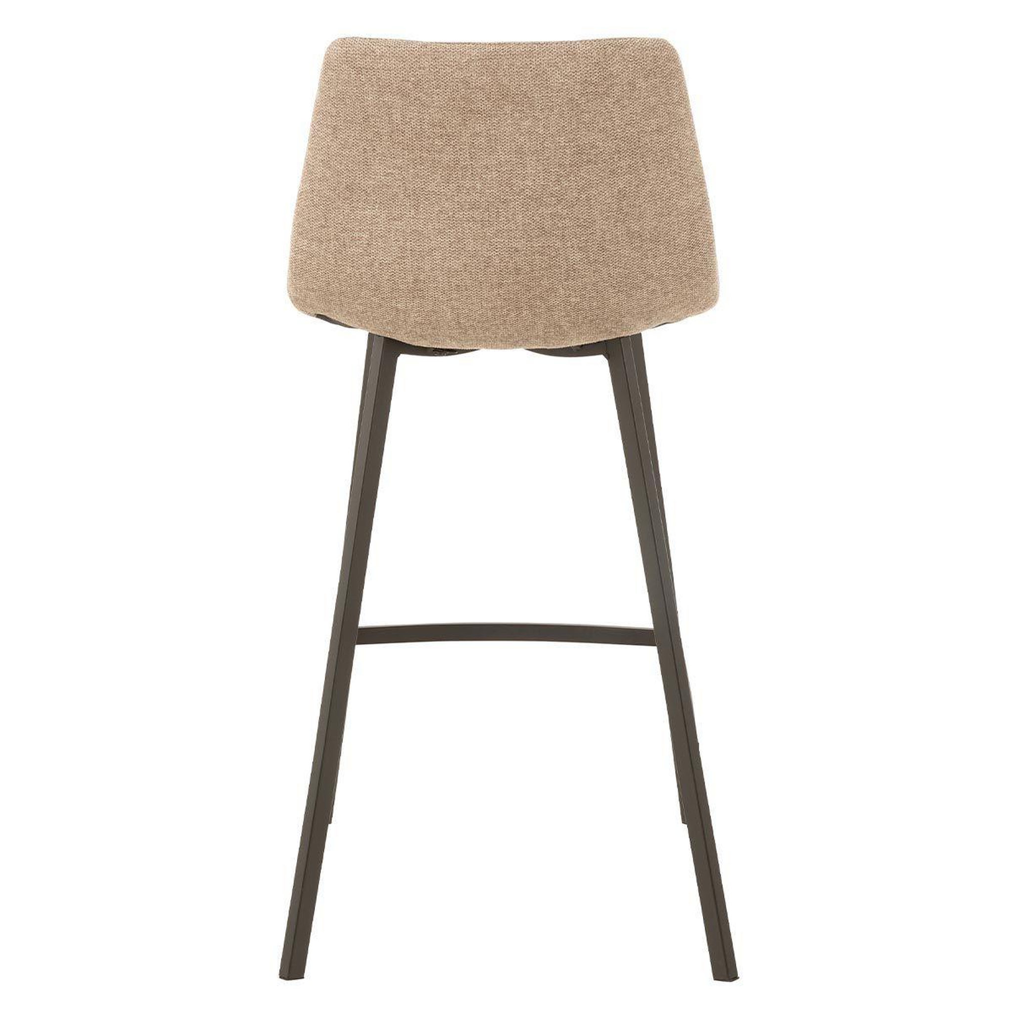 Voir la diapositive 4 : J-LINE Chaise de bar design  stéphane  95cm beige