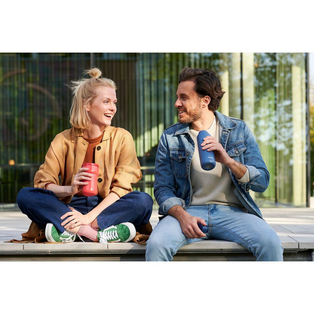 MEPAL Bouteille isotherme isotherme ellipse 500ml  nordic gr