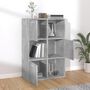 Voir la diapositive 3 : VIDAXL Armoire de rangement Gris beton 60x29,5x90 cm Bois d'ingenierie