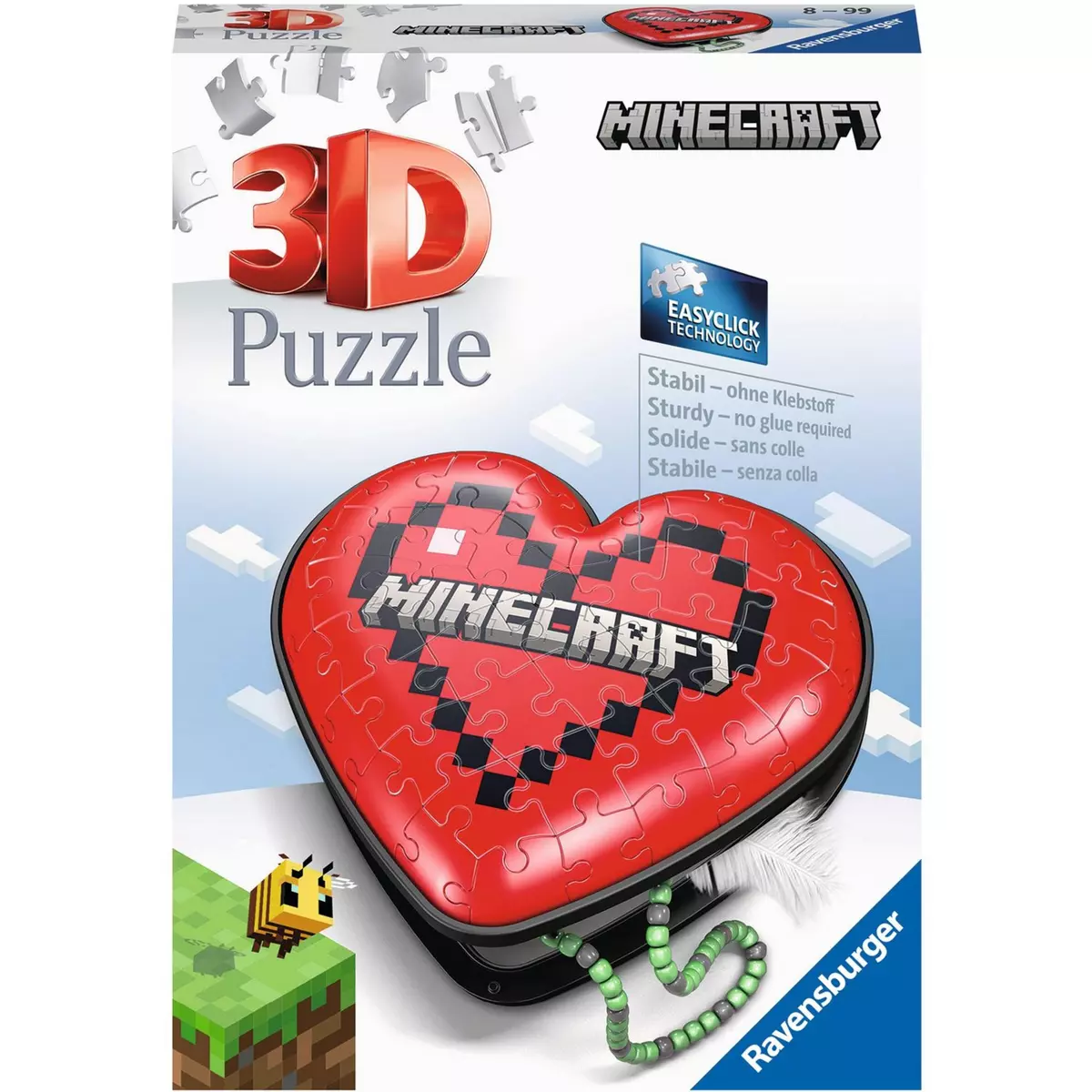 RAVENSBURGER Baskets Puzzle 3D - Minecraft 108p
