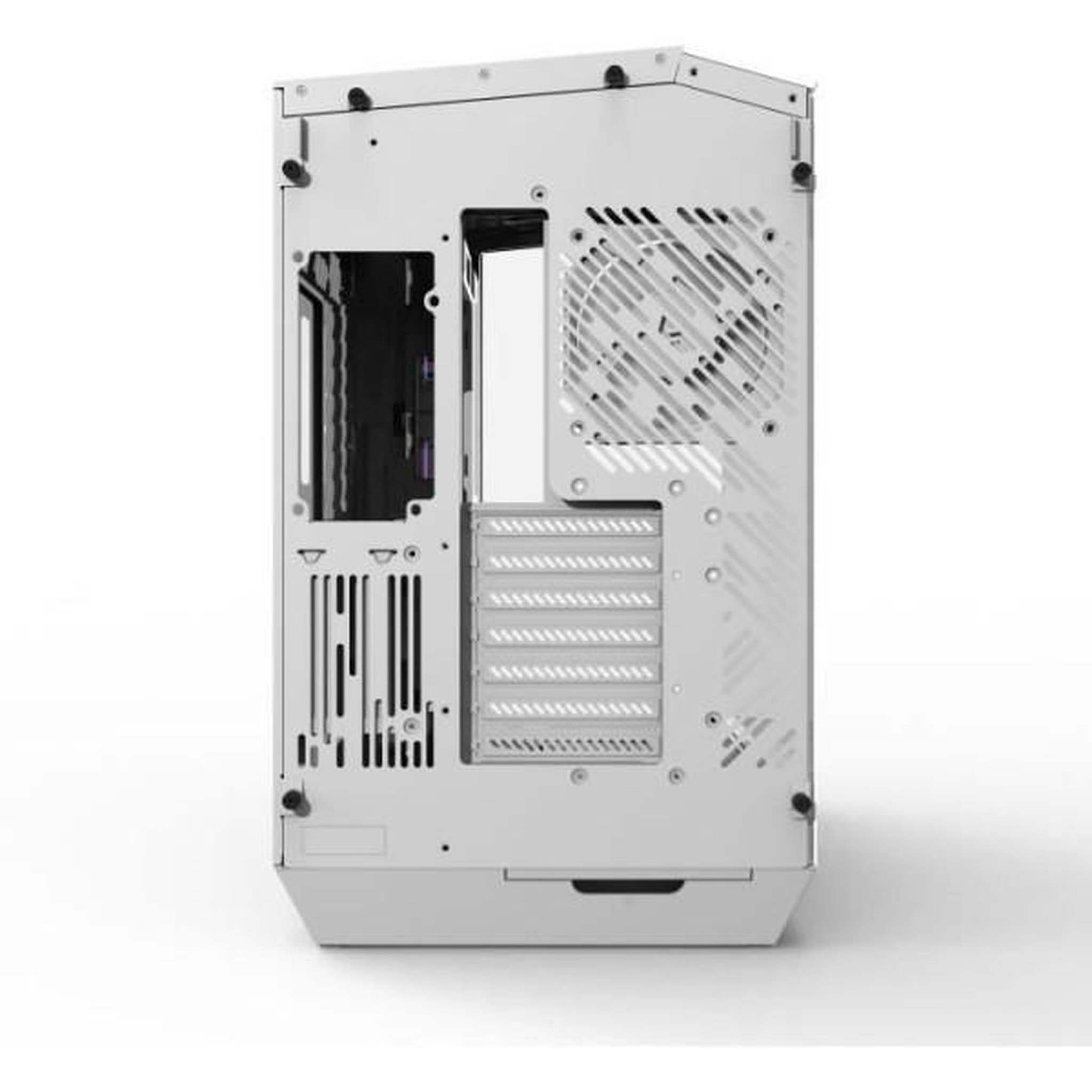 Voir la diapositive 5 : N/A Boitier sans alimentation - Cube - Format ATX - DARKFLASH DY470 - Blanc
