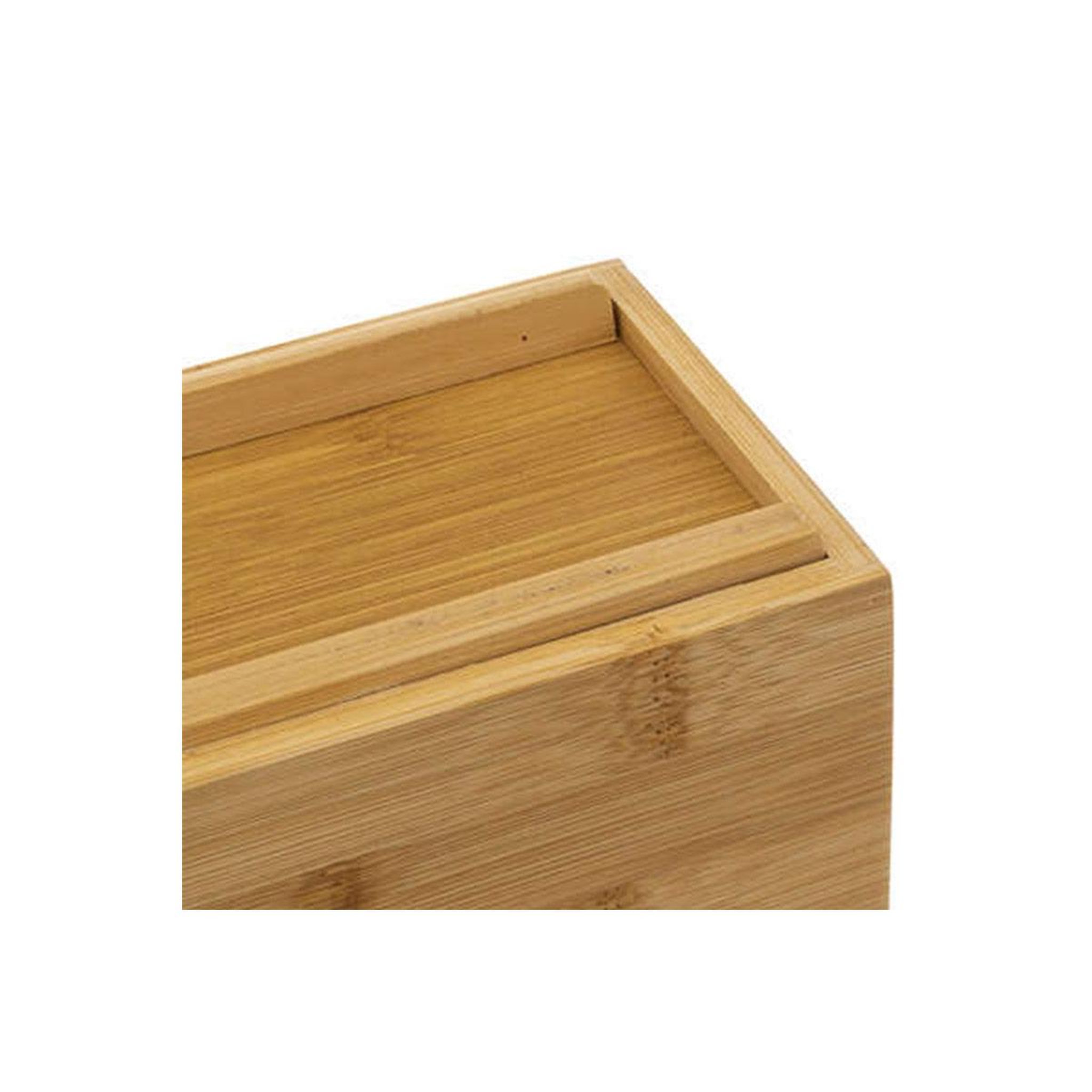 Voir la diapositive 4 : FIVE Organiseur 4 plateaux  bambou  19cm naturel
