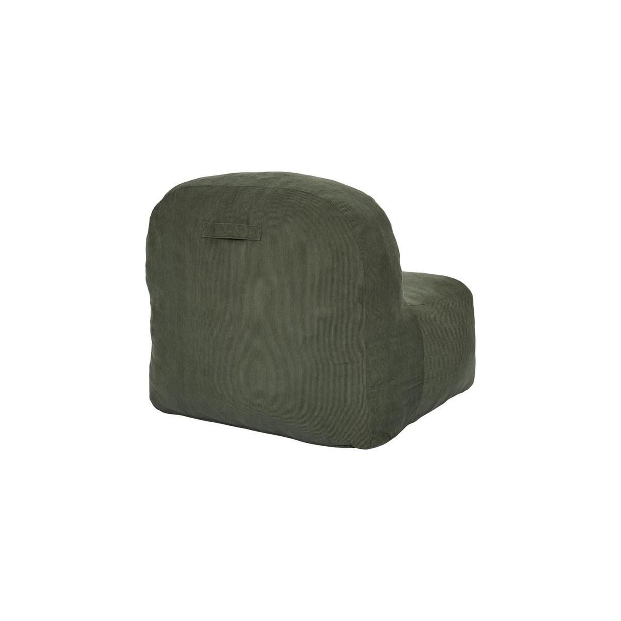 Voir la diapositive 5 : The Home Deco Factory Fauteuil compressé côtelé  jules  85cm vert
