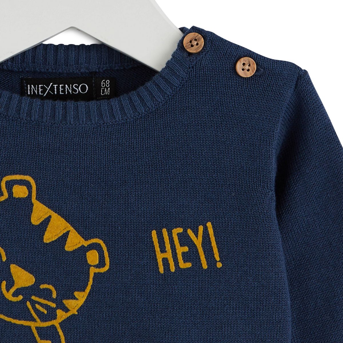 IN EXTENSO Pull léopard bébé garçon