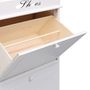 Voir la diapositive 5 : VIDAXL Armoire a chaussures Blanc 50 x 28 x 98 cm Bois de Paulownia